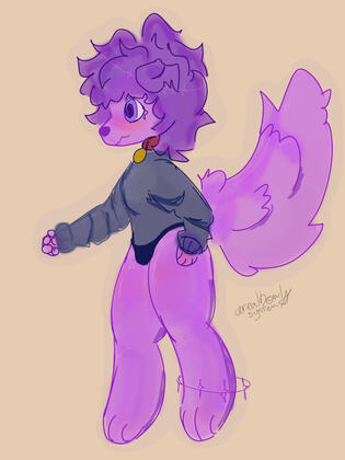 alternate rendition of jaffa with taller proportions and fluffy hair